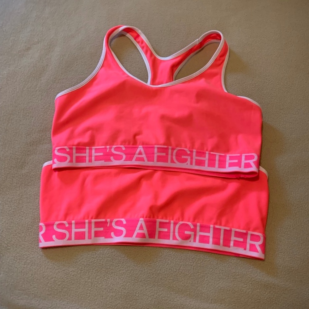 She's A Fighter Sports Bra